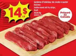 Maxi LANIÈRES D'INTÉRIEUR DE RONDE À SAUTER | INSIDE ROUND STIR FRY STRIPS offer