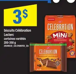 Maxi BISCUITS CÉLÉBRATION LECLERC offer
