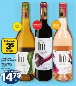 Marché Bonichoix WHITE, ROSÉ OR RED WINE offer