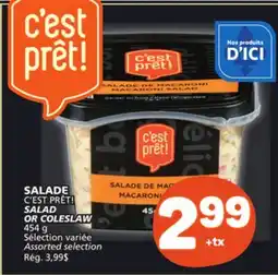 Marché Bonichoix C'EST PRÊT! SALAD OR COLESLAW offer