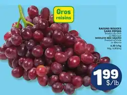 Marché Bonichoix SEEDLESS RED GRAPE offer