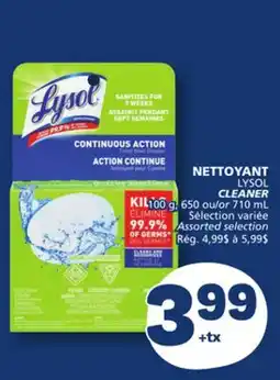 Marché Bonichoix LYSOL CLEANER offer