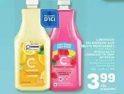 Marché Bonichoix COMPLIMENTS REFRIGERATED LEMONADE OR FRUIT BEVERAGE offer