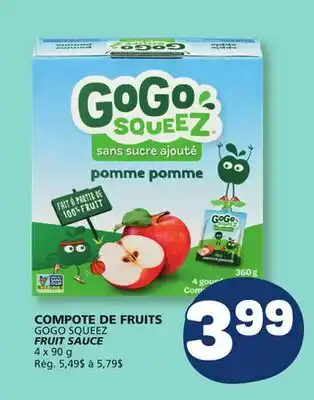 Marché Bonichoix GOGO SQUEEZ FRUIT SAUCE offer