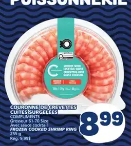 Marché Bonichoix COMPLIMENTS FROZEN COOKED SHRIMP RING offer