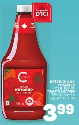 Marché Bonichoix COMPLIMENTS TOMATO KETCHUP offer