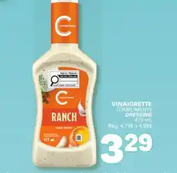 Marché Bonichoix COMPLIMENTS DRESSING offer