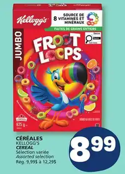 Marché Bonichoix KELLOGG'S CEREAL offer
