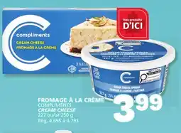 Marché Bonichoix COMPLIMENTS CREAM CHEESE offer