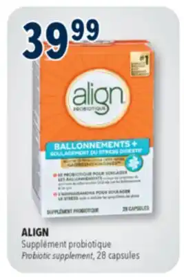 Familiprix Align probiotic bloating + digestive stress relief 28un offer