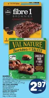 Marché Bonichoix BETTY CROCKER OR MOTT'S FRUITSATIONS (226 g) BARS OR SNACKS offer