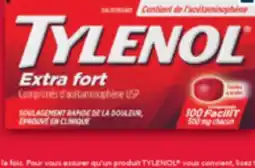 Familiprix Tylenol Extra Strength 500mg tablets 100un offer