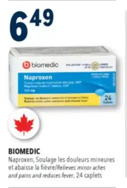 Familiprix Biomedic naproxen sodium tablets 24un offer