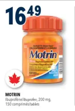 Familiprix Motrin ibuprofen tablets USP 200mg Regular Strength 150un offer