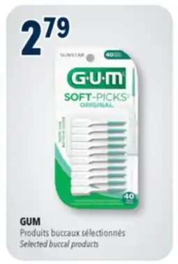 Familiprix GUM Soft-Picks dental picks with travel case 40un offer