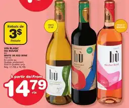 Marches Tradition BÙ WHITE OR RED WINE offer