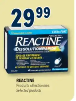 Familiprix REACTINE offer