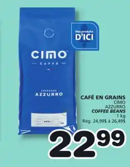 Marches Tradition CIMO AZZURRO COFFEE BEANS offer