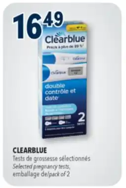 Familiprix Clearblue pregnancy test double-check and date combo pack 2un offer