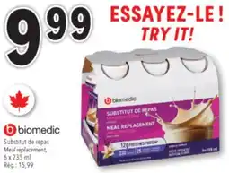 Familiprix Biomedic Meal replacement high protein - Vanilla offer
