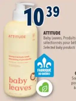 Familiprix Attitude Baby Leaves pear nectar shampoo & body wash offer