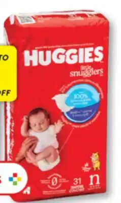 Familiprix Huggies Little Snugglers newborn diapers Size N (up to 10lb) - 31un offer