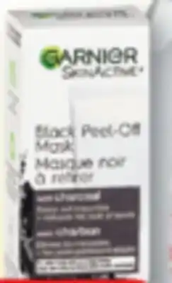 Familiprix Garnier SkinActive black peel-off mask with charcoal offer