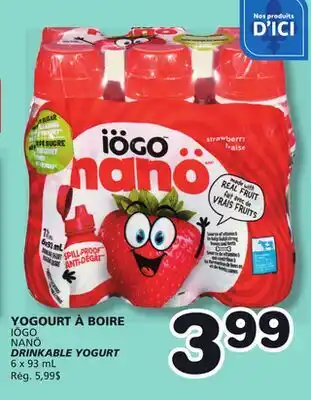 Marches Tradition IÖGO NANÖ DRINKABLE YOGURT offer