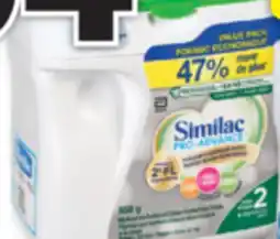 Familiprix Similac Pro-Advance milk-based iron-fortified and calcium-enriched infant formula Step offer