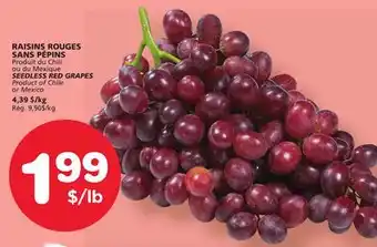 Marches Tradition SEEDLESS RED GRAPES offer
