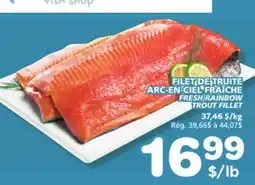 Marches Tradition FRESH/RAINBOW TROUT FILLET offer