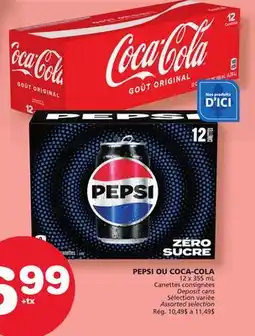 Marches Tradition PEPSI OR COCA-COLA offer