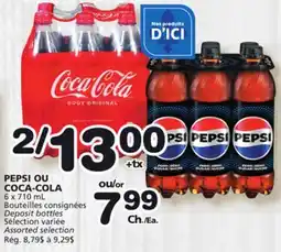Marches Tradition PEPSI OR COCA-COLA offer