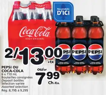 Marches Tradition PEPSI OR COCA-COLA offer