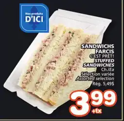 Marches Tradition C'EST PRÊT! STUFFED SANDWICHES offer