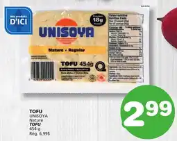 Marches Tradition UNISOYA Nature TOFU offer