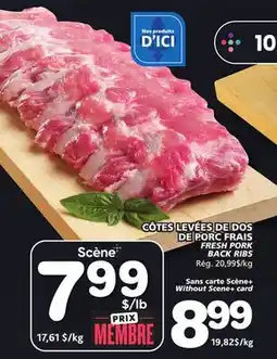 Marches Tradition FRESH PORK BACK RIBS offer