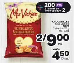 Marches Tradition MISS VICKIE'S CHIPS offer
