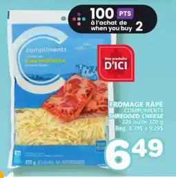 Marches Tradition COMPLIMENTS SHREDDED CHEESE offer