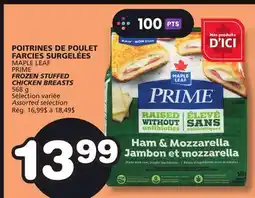 Marches Tradition MAPLE LEAF PRIME FROZEN STUFFED CHICKEN BREASTS offer