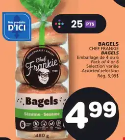 Marches Tradition CHEF FRANKIE BAGELS offer