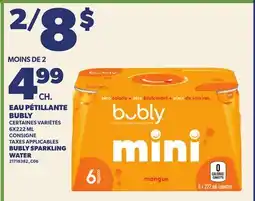 Provigo EAU PÉTILLANTE BUBLY | BUBLY SPARKLING WATER offer