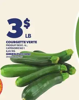 Provigo COURGETTE VERTE | GREEN ZUCCHINI offer