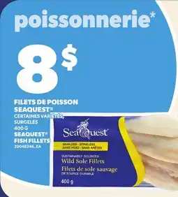 Provigo FILETS DE POISSON SEAQUEST , 400 G | SEAQUEST FISH FILLETS offer