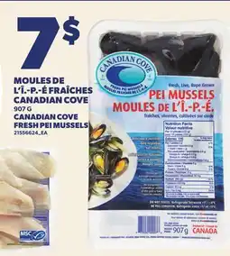 Provigo MOULES DE L'Î.-P.-É FRAÎCHES CANADIAN COVE, 907 G | CANADIAN COVE FRESH PEI MUSSELS offer