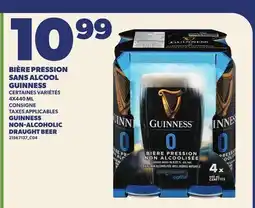 Provigo BIÈRE PRESSION SANS ALCOOL GUINNESS | NON-ALCOHOLIC DRAUGHT BEER offer