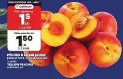 Provigo PÊCHES À CHAIR JAUNE | YELLOW PEACHES offer