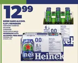 Provigo BIÈRE SANS ALCOOL 0,0% HEINEKEN, 6X330 ML | HEINEKEN 0.0% ALCOHOL FREE BEER offer