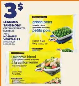 Provigo LÉGUMES SANS NOM | NO NAME VEGETABLES offer
