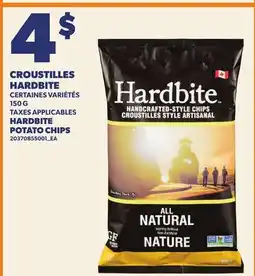 Provigo CROUSTILLES HARDBITE, 150 G | HARDBITE POTATO CHIPS offer